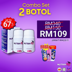 COMBO SET - PAKEJ 2 BOTOL NUTRIMIQ